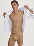 Business V-Neck Undershirt with Integrated Sweat Guards
