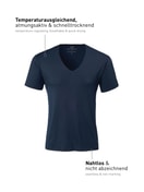 V-shirt Men - V-shirt made of Modal in Blue, Unicoloured, from the Clean Line series by CALIDA