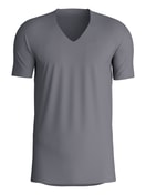 Homme - T-Shirt à manches courtes en Modal de couleur Gris, Unicolore, de la série Clean Line de CALIDA