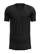 Men - V-shirt made of Modal in Black, Unicoloured, from the Clean Line series by CALIDA