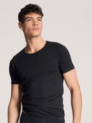 T-Shirt, Rundhals schwarz