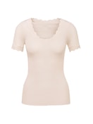 Shirt short sleeve light ivory