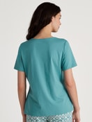 T-shirt mit V-Neck