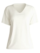 Femme - T-shirt á manches courtes en 100% coton de couleur Blanc, Unicolore, de la série Favourites Ocean de CALIDA