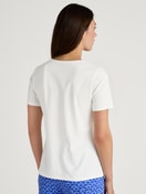 T-shirt with V-neck