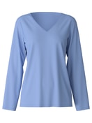 Long-sleeve shirt, V-neck