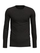 Men - Wool-silk long-sleeved shirt made of Wool in Grey, Unicoloured, from the Wool & Silk series by CALIDA