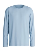 Herren - Langarm-Shirt aus 100% Baumwolle in Blau, Einfarbig aus Serie RMX Sleep Holiday von CALIDA