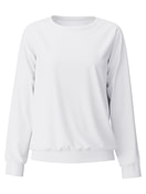 Long-sleeve shirt, raglan sleeves star white