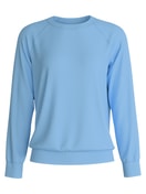Women - Shirt long sleeve made of 100% Cotton in Blue, Unicoloured, from the Ski Resort series by CALIDA