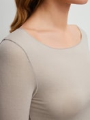 Women model is wearing  made of Modal in Beige, Unicoloured from the Second Skin series by CALIDA, Detail