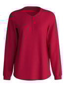 Damen - Langarm-Shirt aus 100% Baumwolle in Rot, Einfarbig aus Serie Favourites Holidays von CALIDA