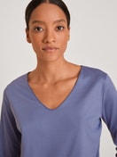 Langarm-Shirt, V-Neck