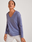 Langarm-Shirt, V-Neck