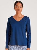 Shirt long sleeve sodalite blue