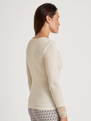 Wool-silk long-sleeved shirt