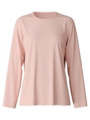 Shirt long sleeve pearl blush