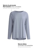 Donna -  in Lyocell di colore Grigio, Tinta unita, della serie DSW Warming di CALIDA