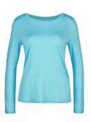 Langarm-Shirt blue topaz