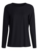 Women - Shirt long sleeve made of Modal in Black, Unicoloured, from the Favourites Seduction series by CALIDA