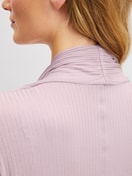 Women model is wearing Kimono made from TENCEL™ Modal made of Modal in Purple, Unicoloured from the Feminine Lounge series by CALIDA, Detail