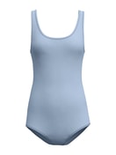 Damen - Body ohne Arm aus Baumwolle in Blau, Einfarbig aus Serie Natural Comfort von CALIDA