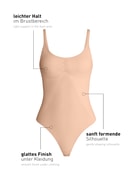 Damen - Shaping Body aus Polyamid in Rosa, Einfarbig aus Serie Seamless Shape von CALIDA