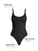 Damen - Shaping Body aus Polyamid in Schwarz, Einfarbig aus Serie Seamless Shape von CALIDA
