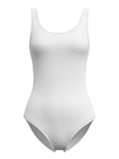 Donna - Body senza apertura in Cotone di colore Bianco, Tinta unita, della serie Iconics di CALIDA