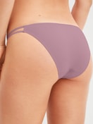 Women model is wearing Brief made of Polyamide in Pink, Unicoloured from the Eco Sense Special series by CALIDA, Back view