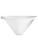 Femme - Tanga taille basse en Polyamide de couleur Blanc, Unicolore, de la série Sleek Skin de CALIDA