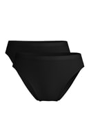 Multipack Women -  made of 100% Cotton in Black, Unicoloured, from the Light Duo series by CALIDA