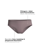 Damen - Slip, regular cut aus Baumwolle in Braun, Einfarbig aus Serie Natural Comfort von CALIDA