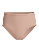 Damen - Slip, high waist aus Baumwolle in Braun, Einfarbig aus Serie Natural Comfort von CALIDA