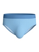 Men - Brief made of Cotton in Blue, Patterned, from the Cotton Code Design series by CALIDA