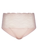 High-waisted briefs with lace waistband lace parfait pink