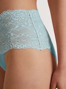 Slip mit Spitzenbund, high waist