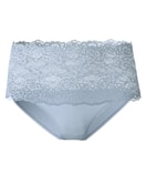 High-waisted briefs with lace waistband new harmony blue