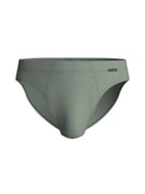 Uomo - Mini slip in Cotone di colore Verde, Tinta unita, della serie Evolution di CALIDA
