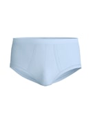 Men - Classic brief with fly made of 100% Cotton in Blue, Unicoloured, from the Twisted Cotton series by CALIDA