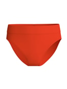 Damen - Slip mit Softbund, high waist aus Baumwolle in Rot, Einfarbig aus Serie Elastic von CALIDA