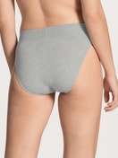 Brief with soft waistband in double pack, high waist