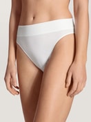 Brief with soft waistband in double pack, high waist