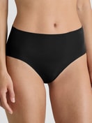 Women model is wearing  made of Modal in Black, Unicoloured from the Natural Skin Duo series by CALIDA, Front view
