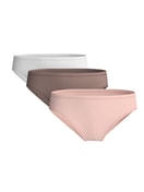 Donna - Slip, set da 3 in Poliammide di colore Marrone, Tinta unita, della serie Eco Sense Special di CALIDA