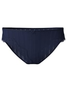Femme - Culotte, regular cut en Coton de couleur Bleu, Dentelle, de la série Etude Toujours de CALIDA