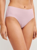 Women model is wearing Brief made of Modal in Purple, Unicoloured from the Natural Skin series by CALIDA, Front view