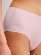 Women model is wearing Brief made of Modal in Purple, Unicoloured from the Natural Skin series by CALIDA, Detail