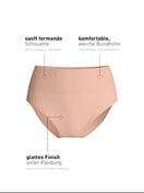 Femme - Culotte gainante en Polyamide de couleur Rose, Unicolore, de la série Seamless Shape de CALIDA