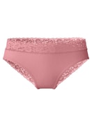 Damen - Slip, regular cut aus Baumwolle in Rosa, Spitze aus Serie Nat. Comfort Xtra von CALIDA